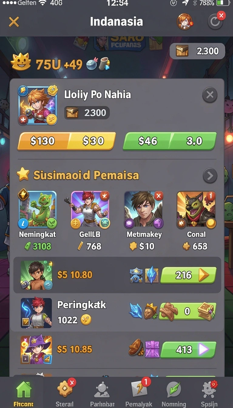 Contoh katalog aplikasi di odin188